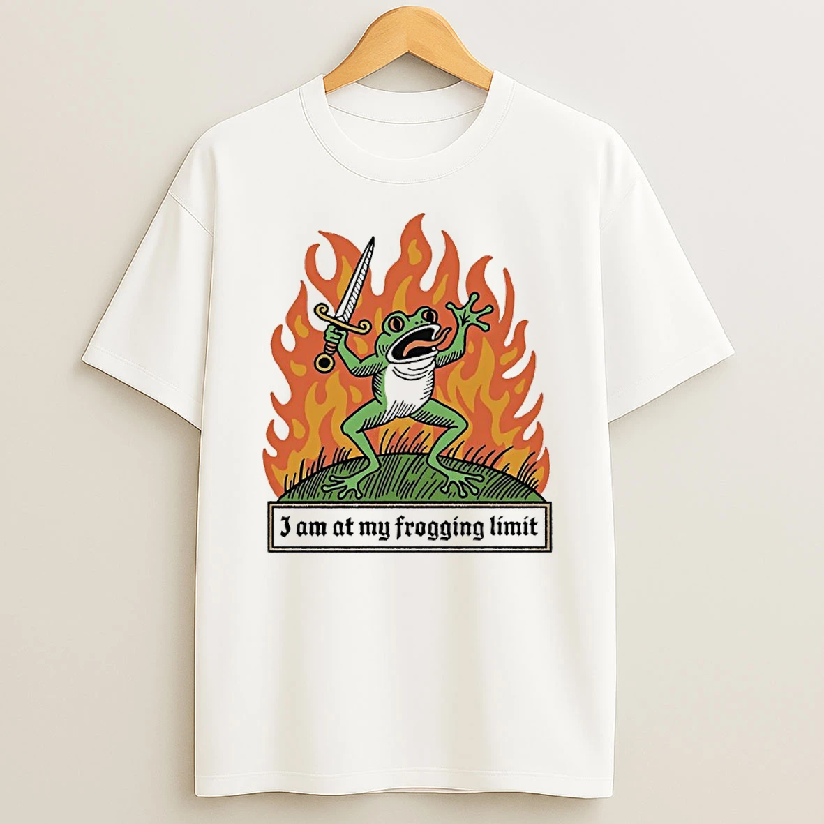 Frog I Am At My Frogging Limit Shirts