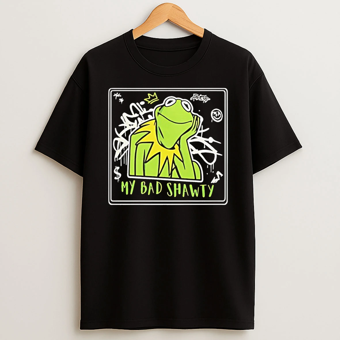 Frog Kermit My Bad Shawty Meme Shirts