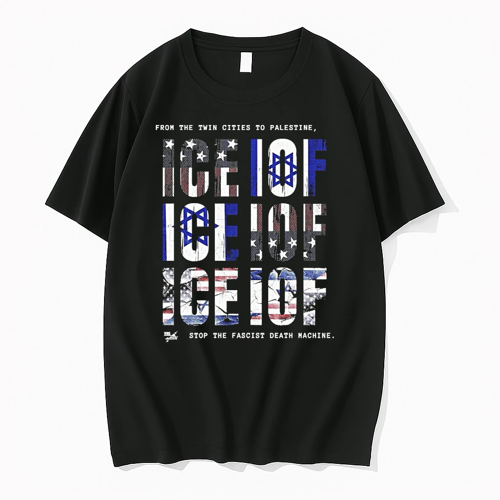 From The Twin Cities To Palestine Ice Iof Stop The Fascist Death Machine Shirts
