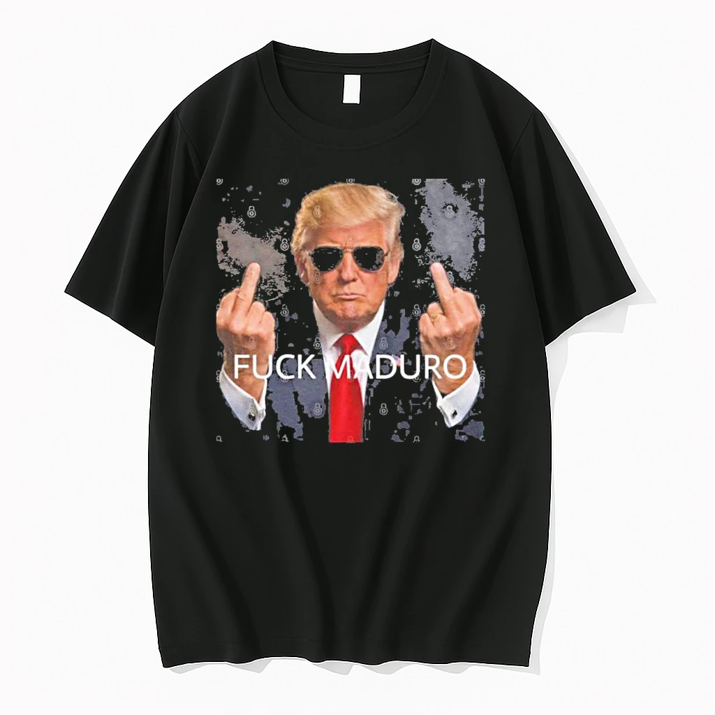 Fuck Maduro Donald Trump Middle Finger Shirts