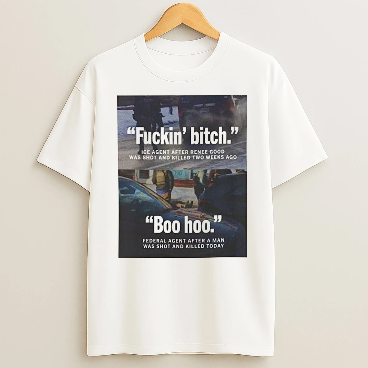 Fuckin Bitch Boo Hoo Justice For Alex Pretti And Renee Good Minnesota Shirts