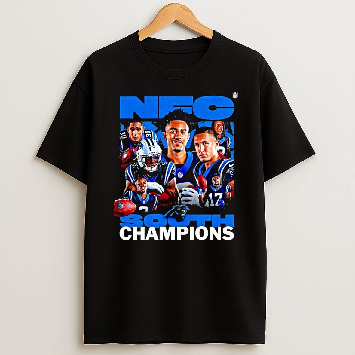 Funny Carolina Panthers Nfc South Champions Players Shirts