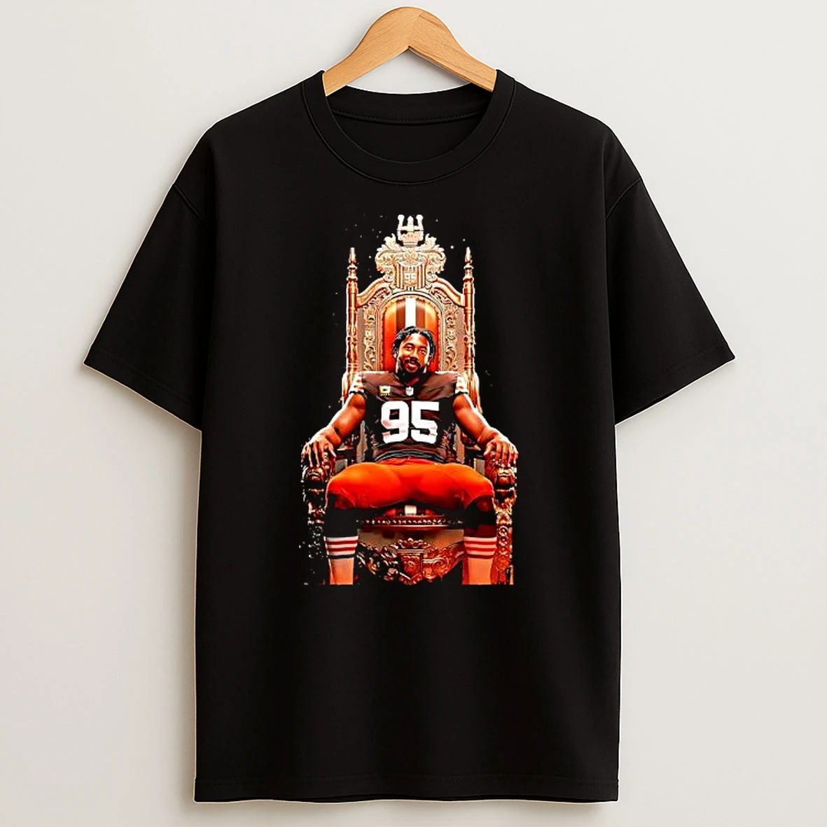 Funny Cleveland Browns Myles Garrett Single Season Sack King Shirts