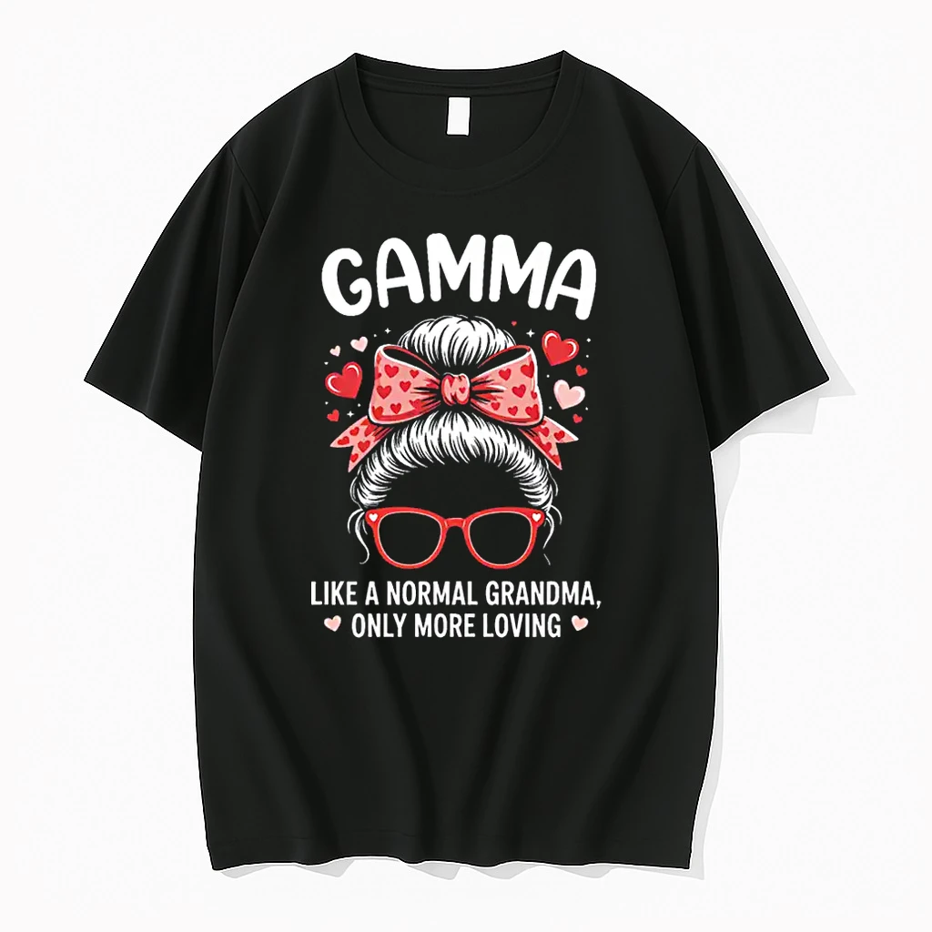 Gamma Valentine Quote For Loving Grandma With Cute Bow Shirts