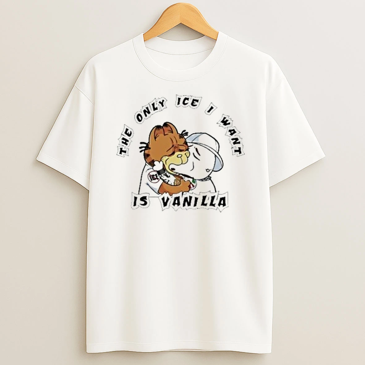 Garfield The Only Ice I Want Is Vanilla Shirts