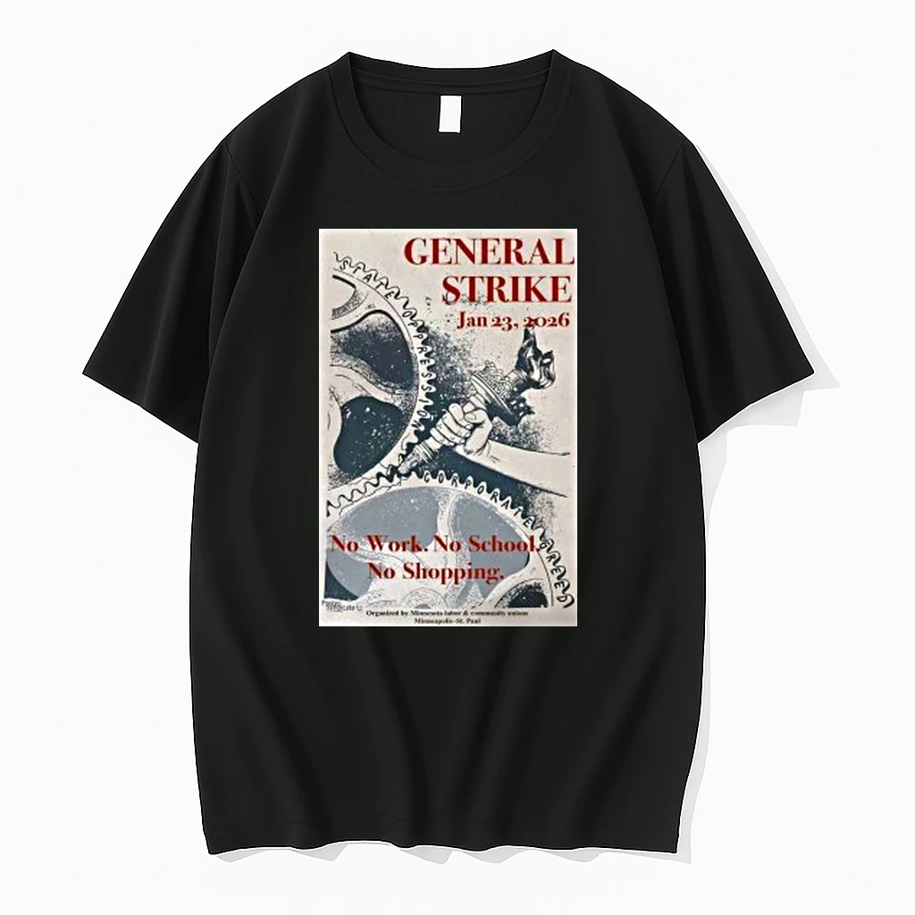 General Strike Jan 23 2026 Minneapolis St Paul Shirts