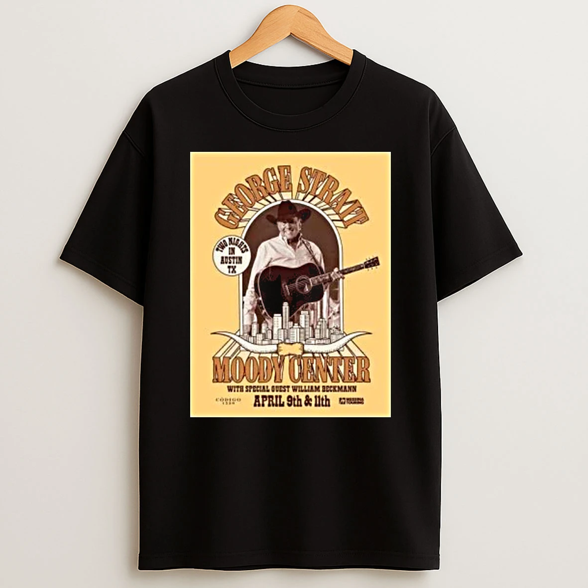 George Strait Two Nights In Austin Texas 2026 At Moody Center On April 9 And 11 2026 Shirts