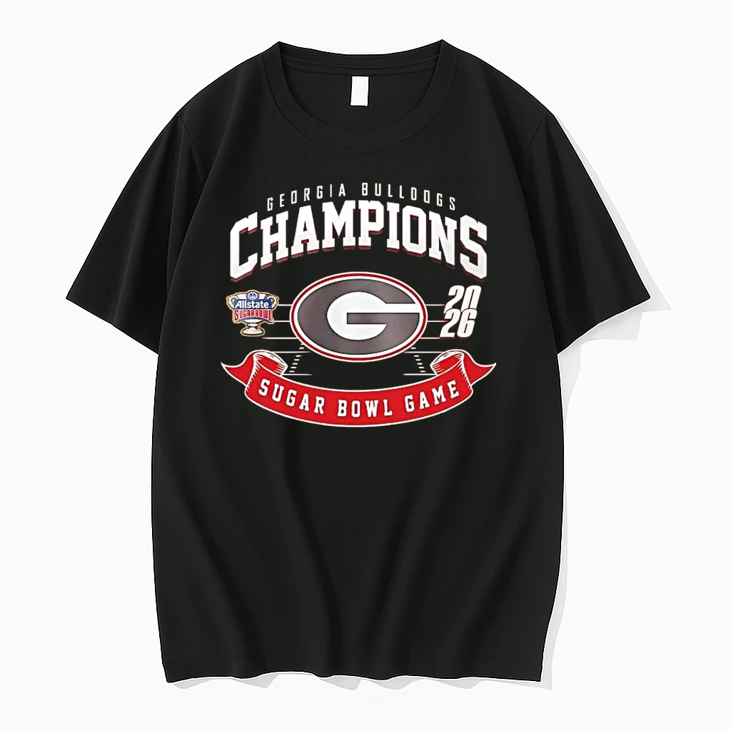 Georgia Bulldogs 2026 Sugar Bowl Champions Football Field Shirts
