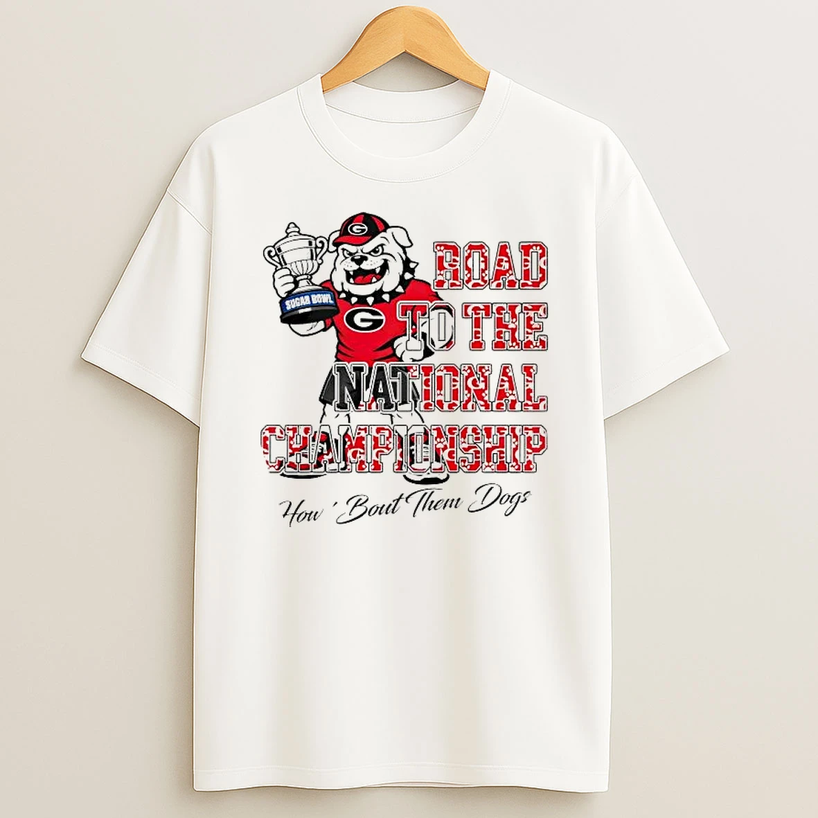 Georgia Bulldogs 2026 Road To The Sugar Bowl Game Champions Shirts