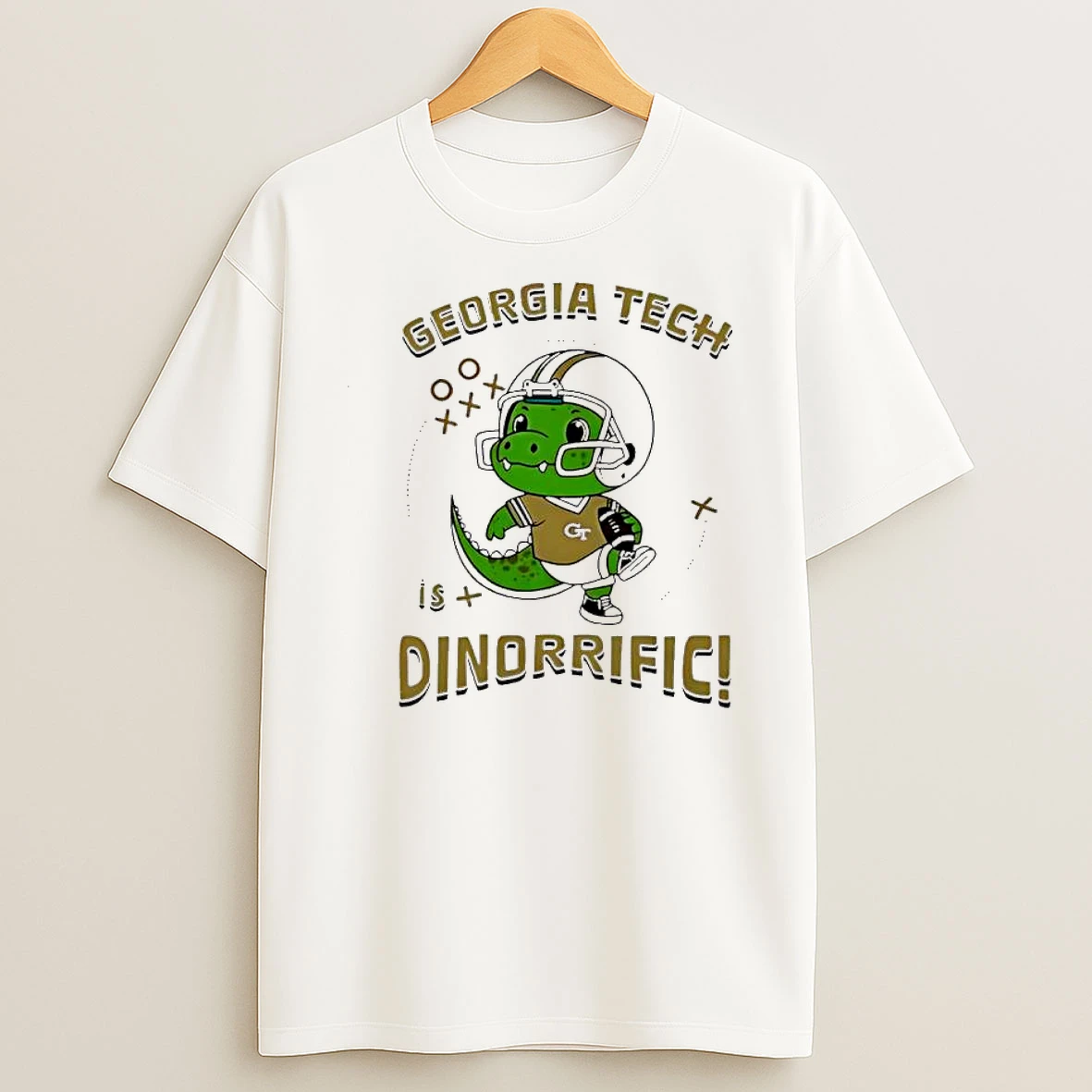 Georgia Tech Dino Riffic Cute Shirts