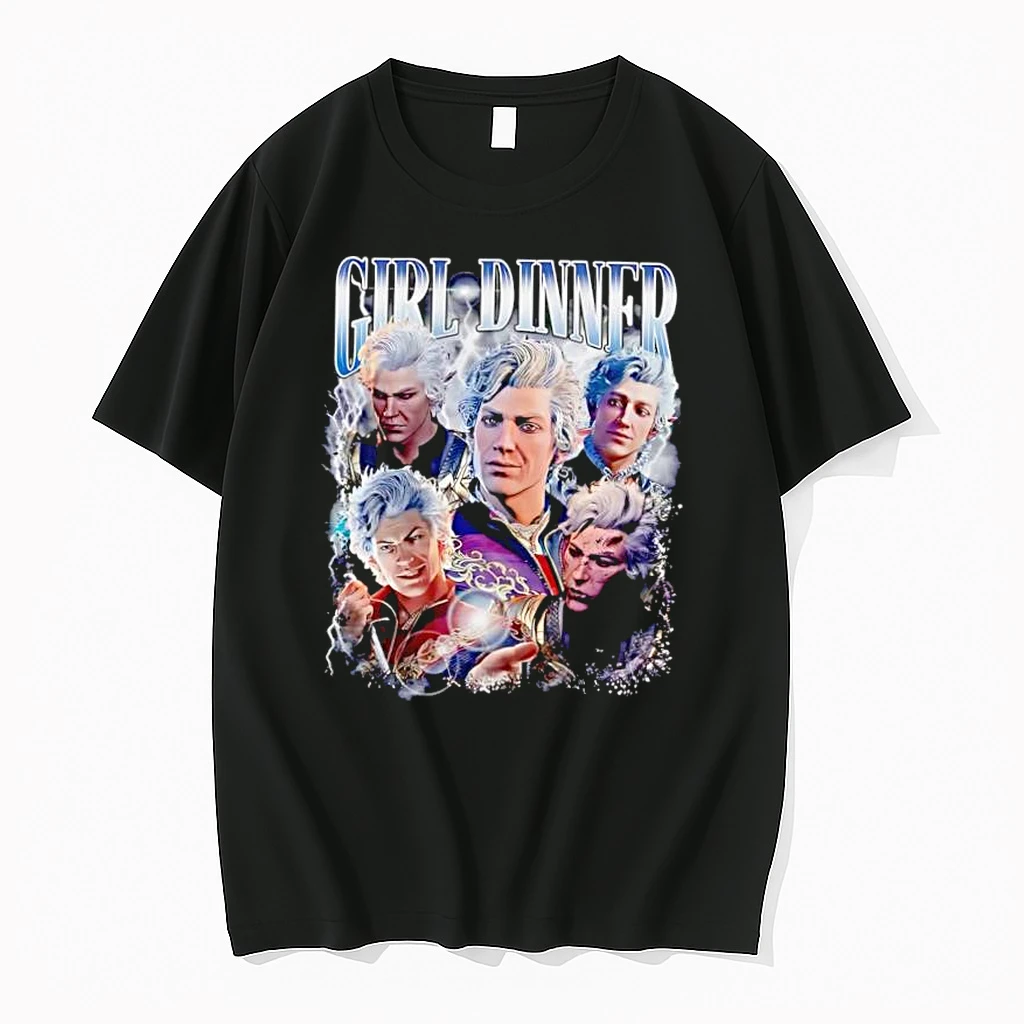 Girl Dinner Astarion Baldurs Gate 3 Graphic Shirts