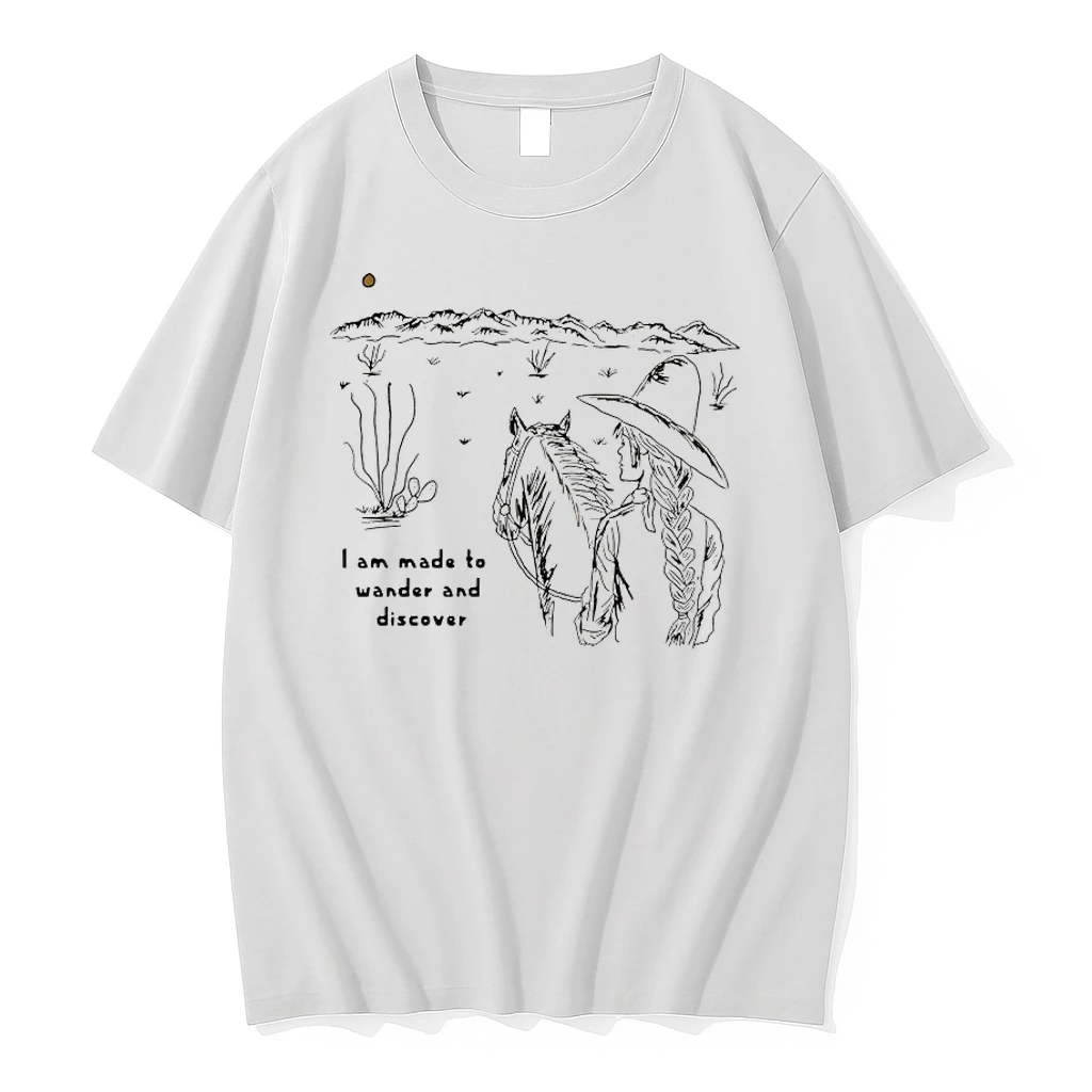 Girl Cowboy I Am Made To Wander And Discover Shirts