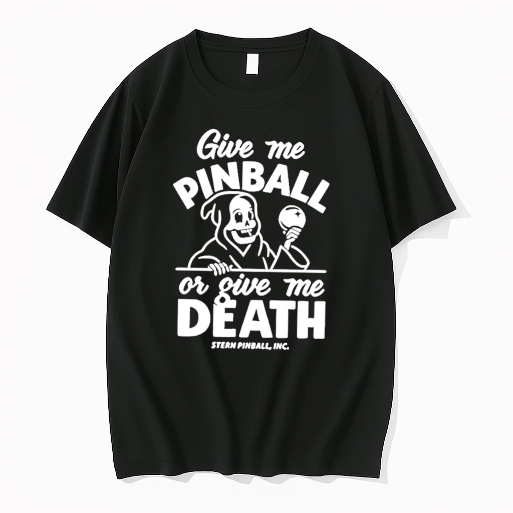 Give Me Pinball Or Give Me Death Stern Pinball Skeleton Shirts