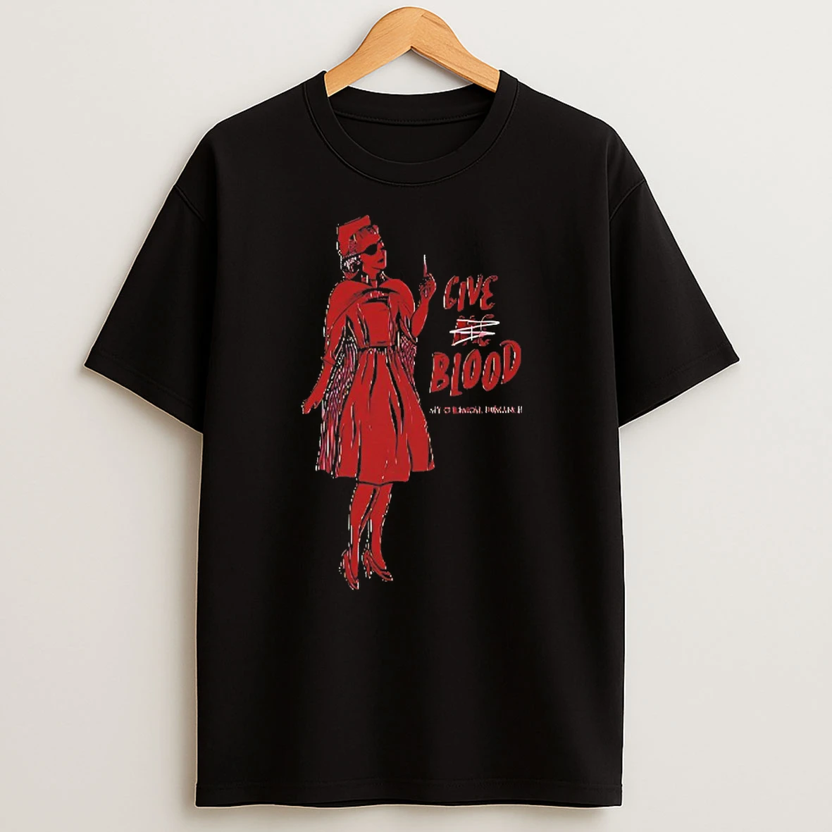Give Me Blood Gothic Nurse Horror Shirts