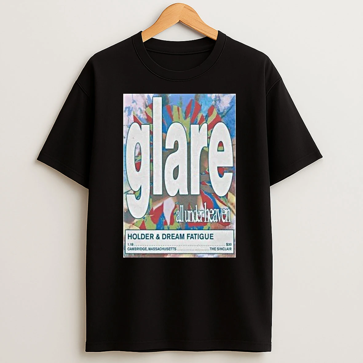 Glare January 18 2026 In Cambridge Ma Tour Shirts