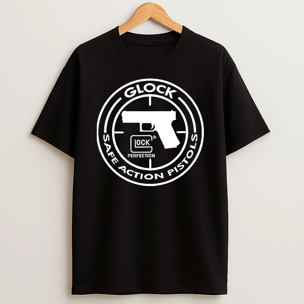 Glock Safe Action Pistols Target Logo Woman Shirts