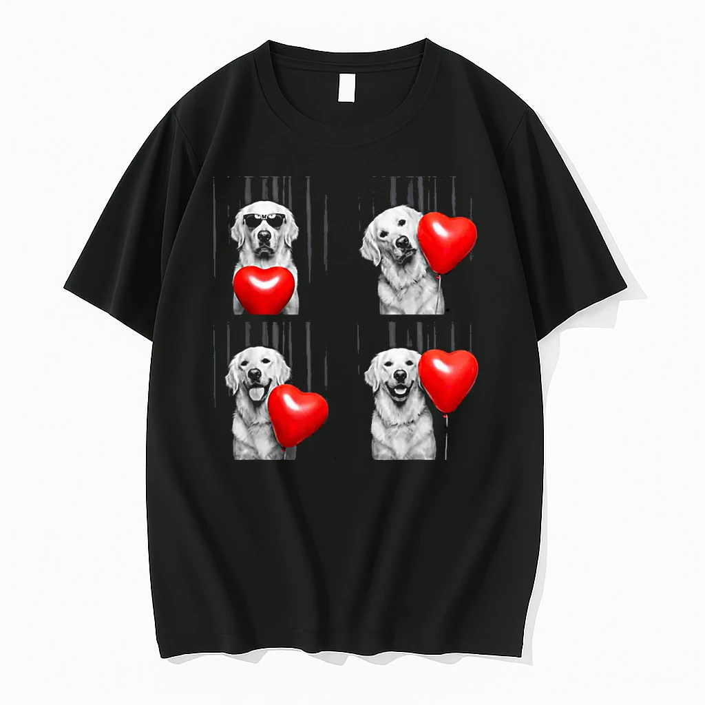 Golden Retriever Photobooth Dog Lover Valentines Shirts