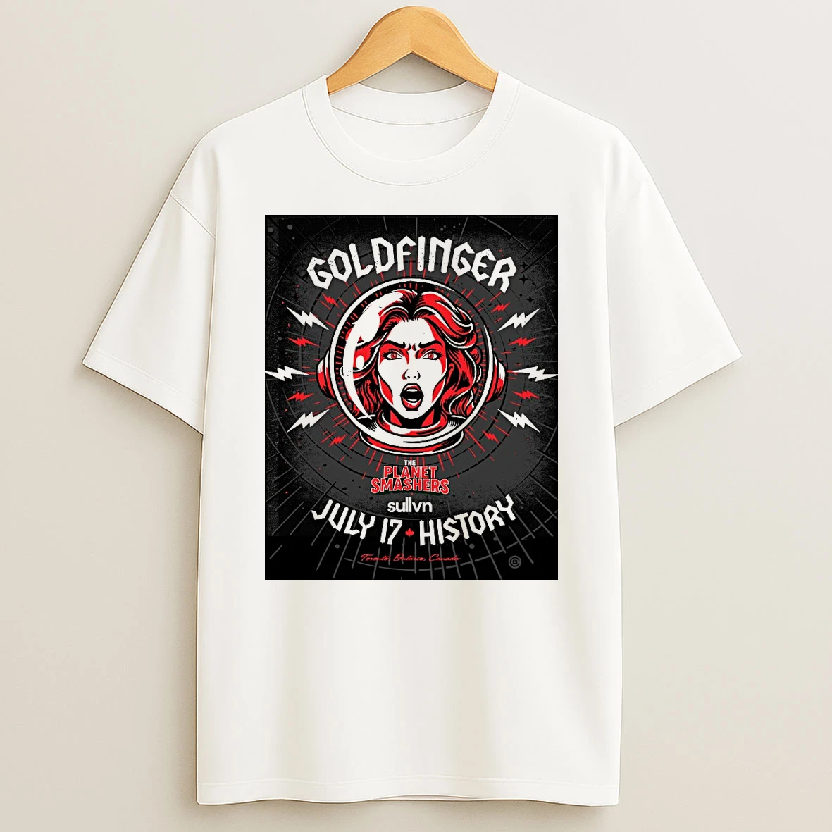 Goldfinger The Planet Smashers July 17 2026 Toronto Canada Shirts