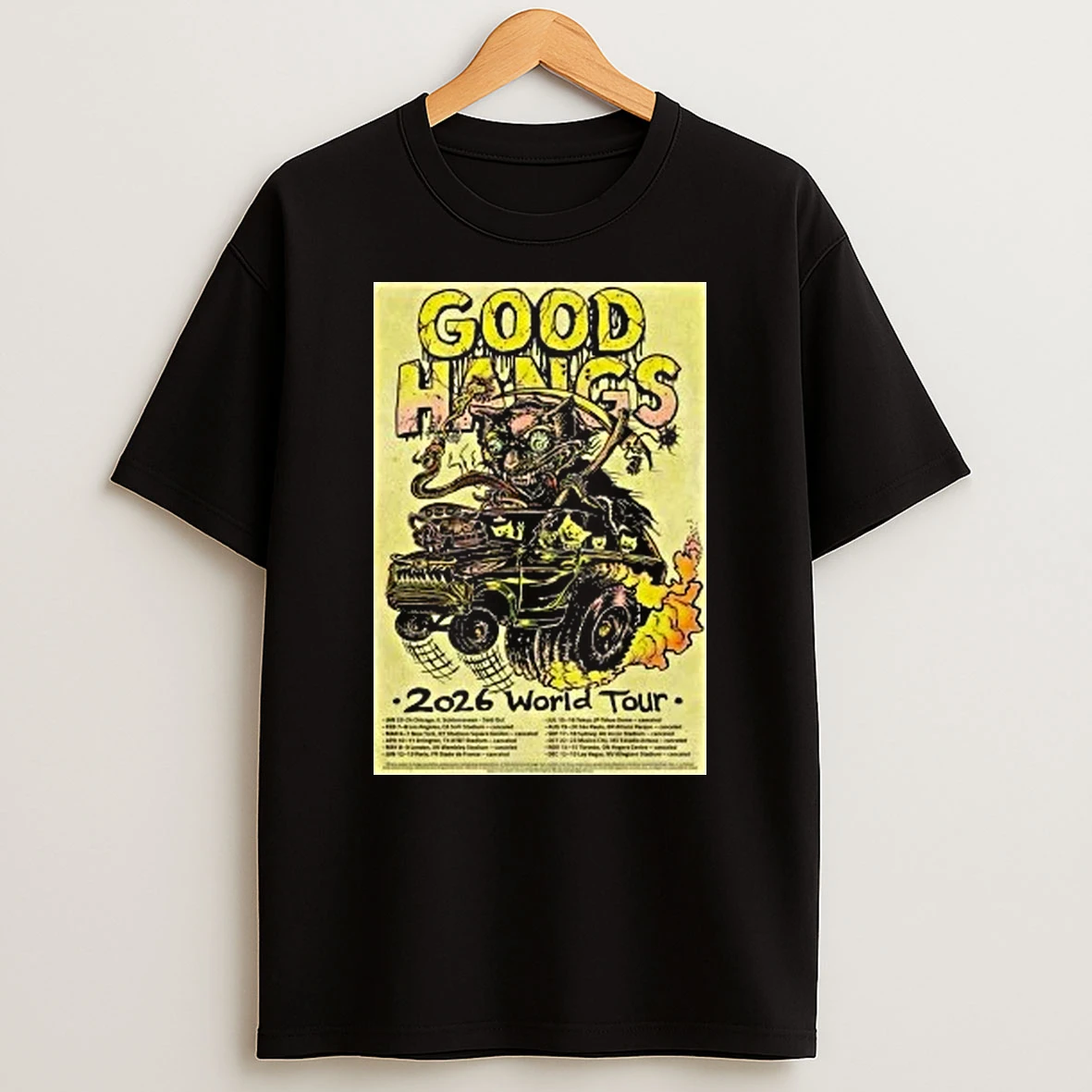 Good Hangs 2026 World Tour Shirts