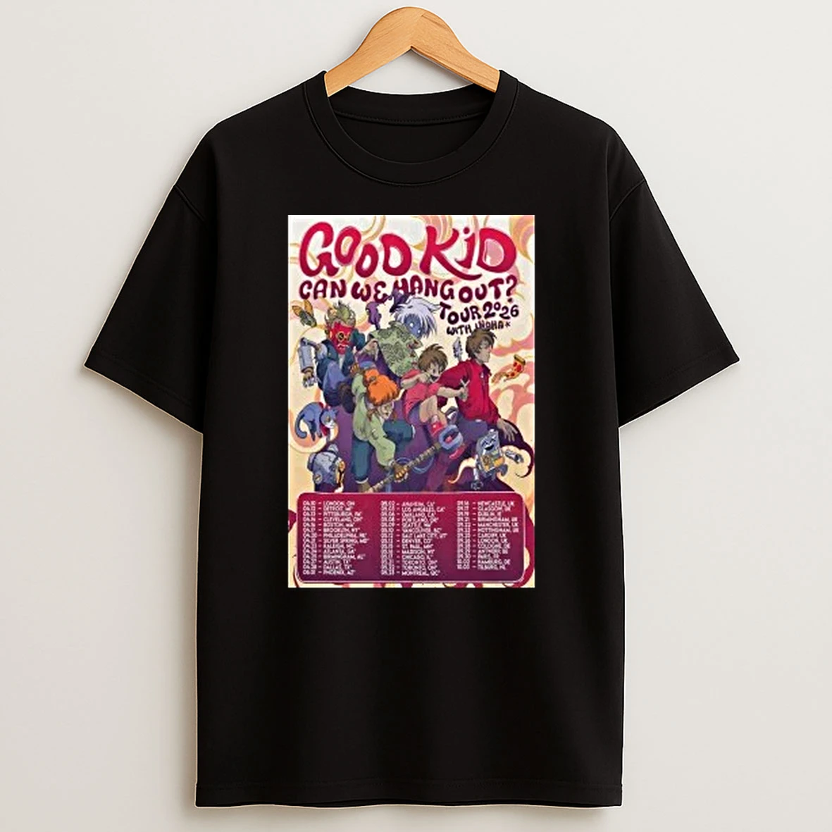 Good Kids Can We Hang Out Tour 2026 Shirts