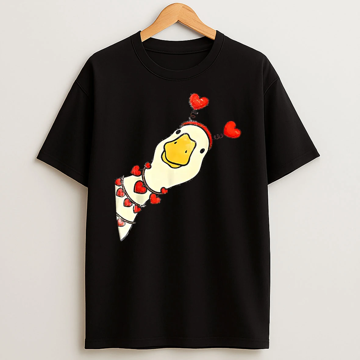 Goose Valentine Red Heart Shirts