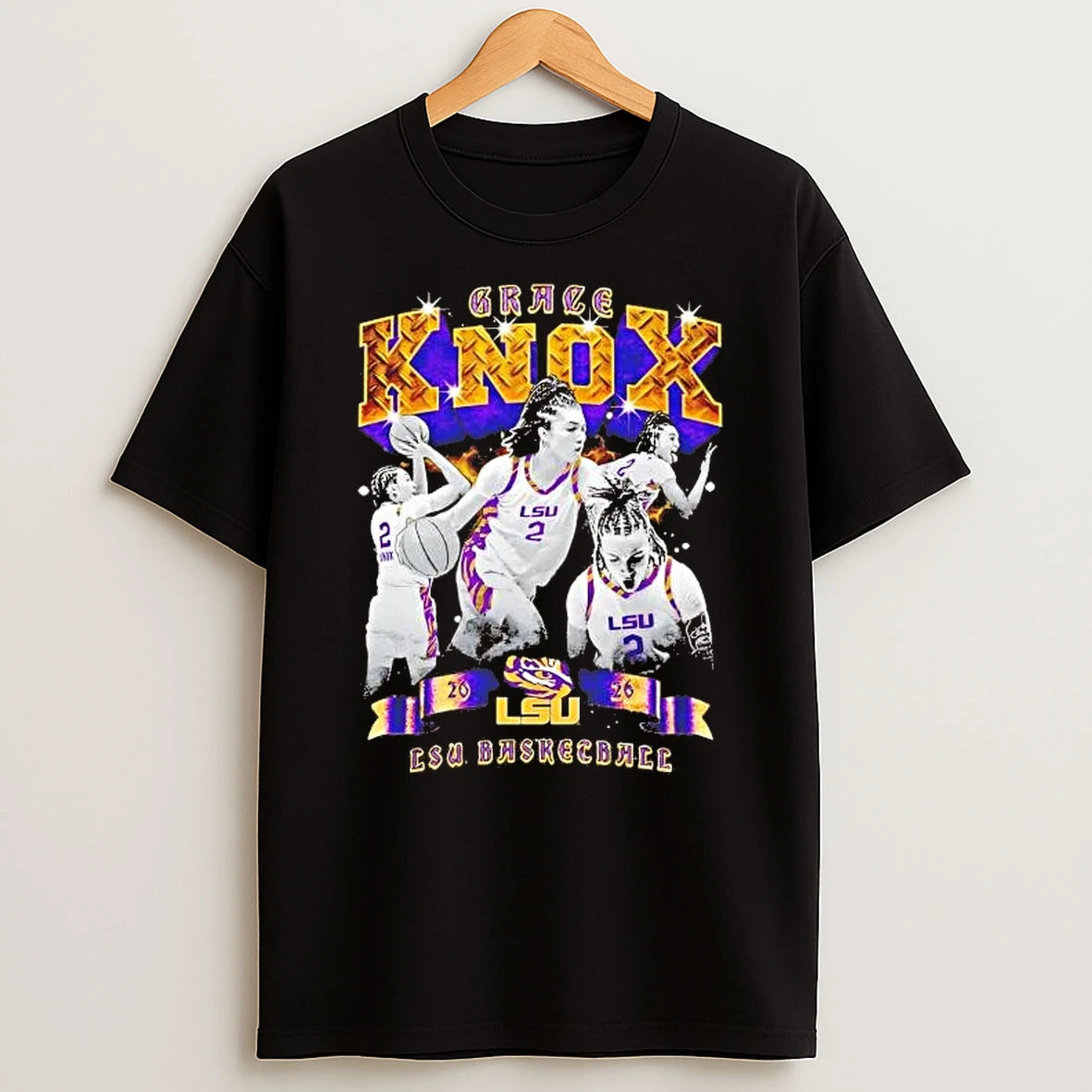 Grace Knox 90s Picture Collage Lsu Basketball Shirts