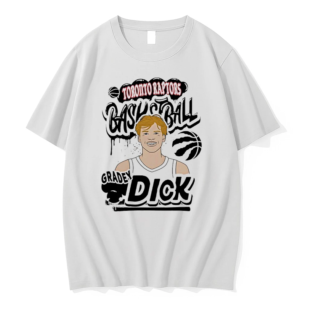 Gradey Dick Toronto Raptors Basketball Graphic Graffiti Shirts