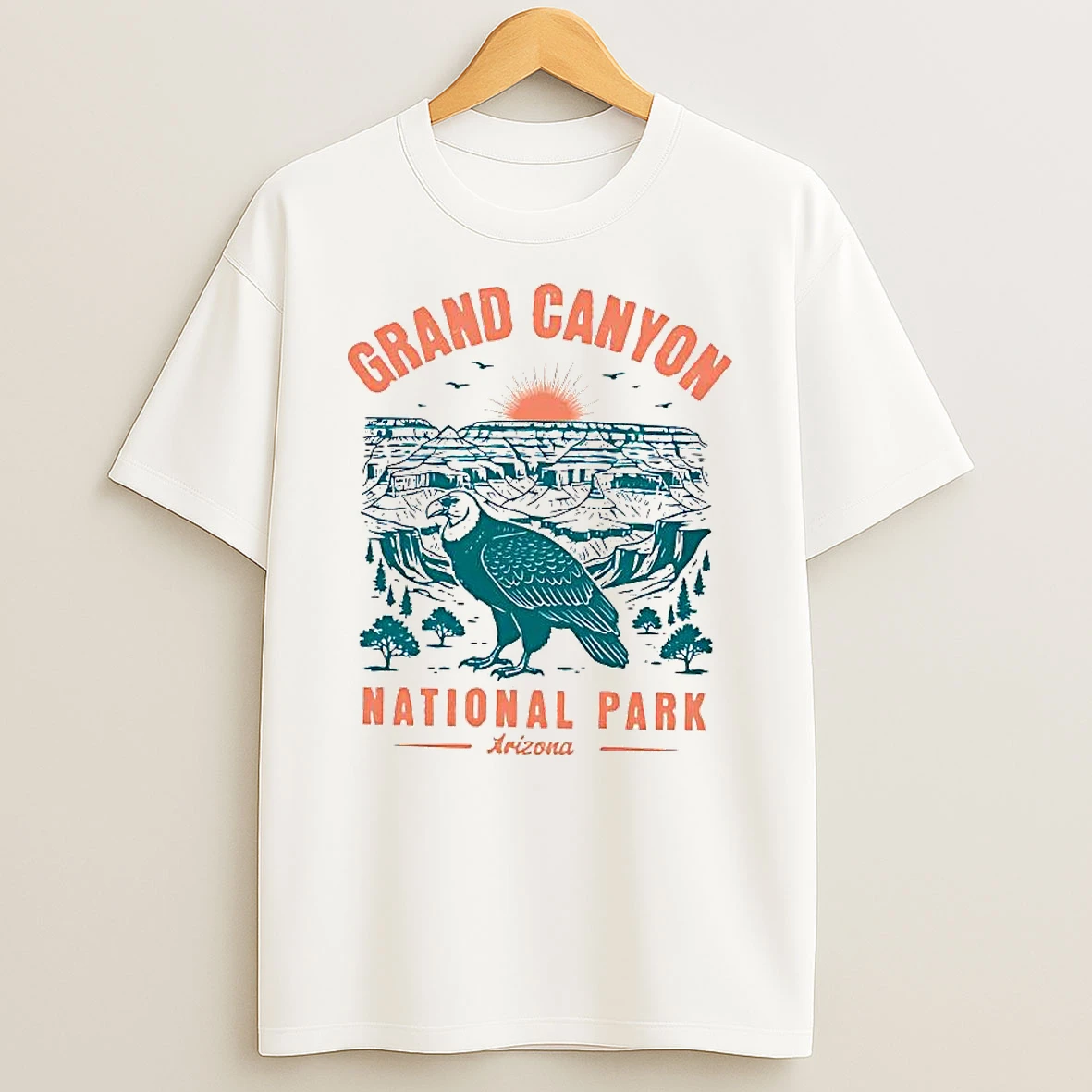 Grand Canyon National Park Arizona Vulture Classic Woman Shirts