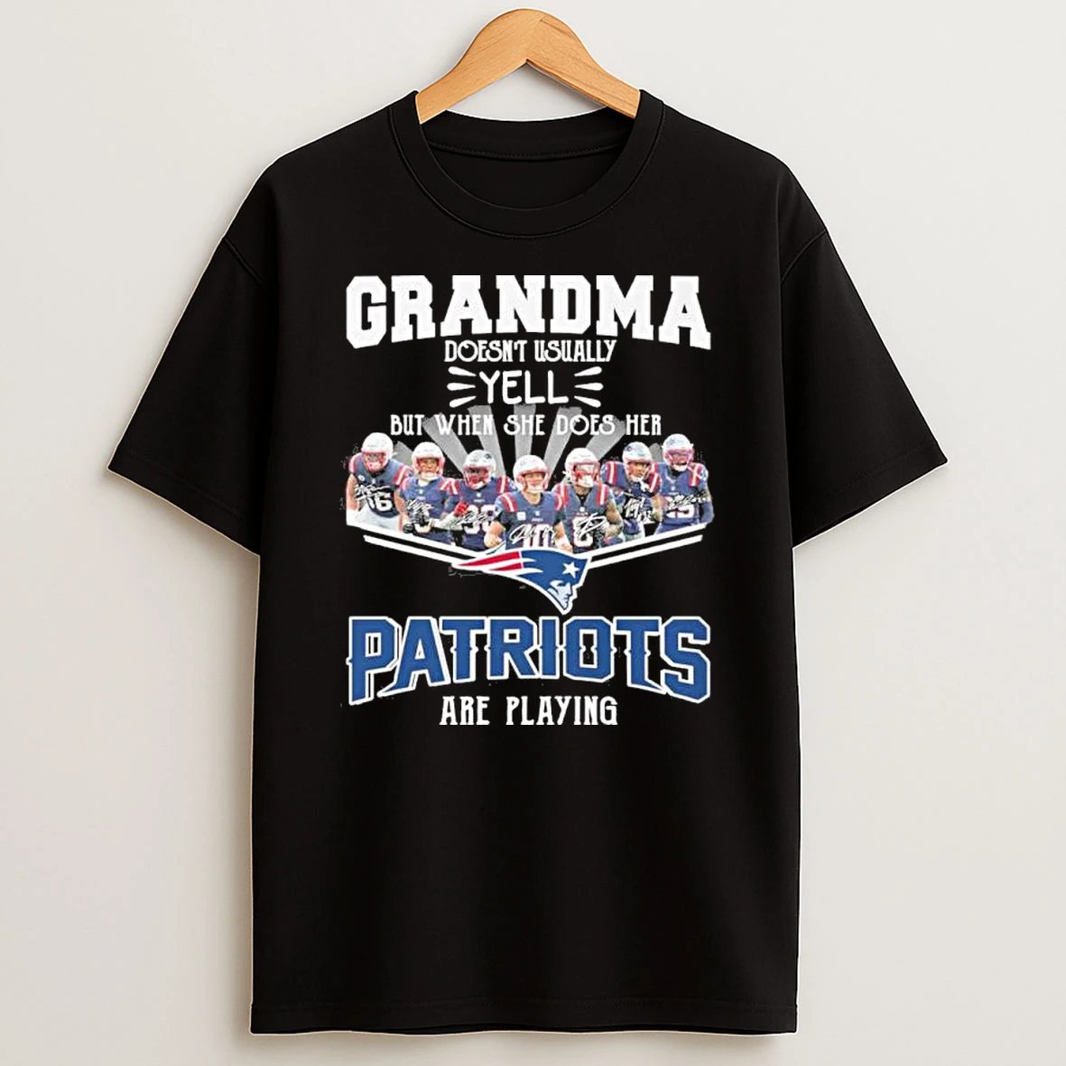 Grandma Doesnt Usually New England Patriots Super Bowl Lx Shirts