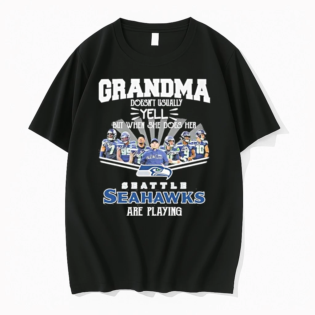 Grandma Doesnt Usually Seattle Seahawks Nfc Championship Shirts