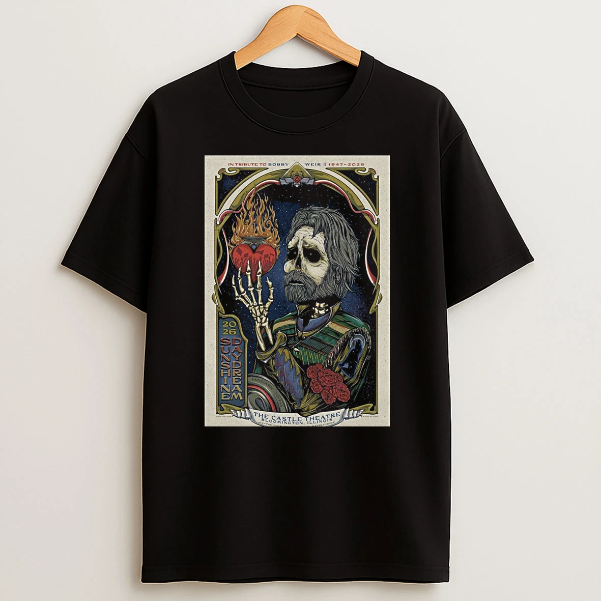 Grateful Dead Bobby Weir The Castle Theatre Bloomington Il January 30 2026 Shirts