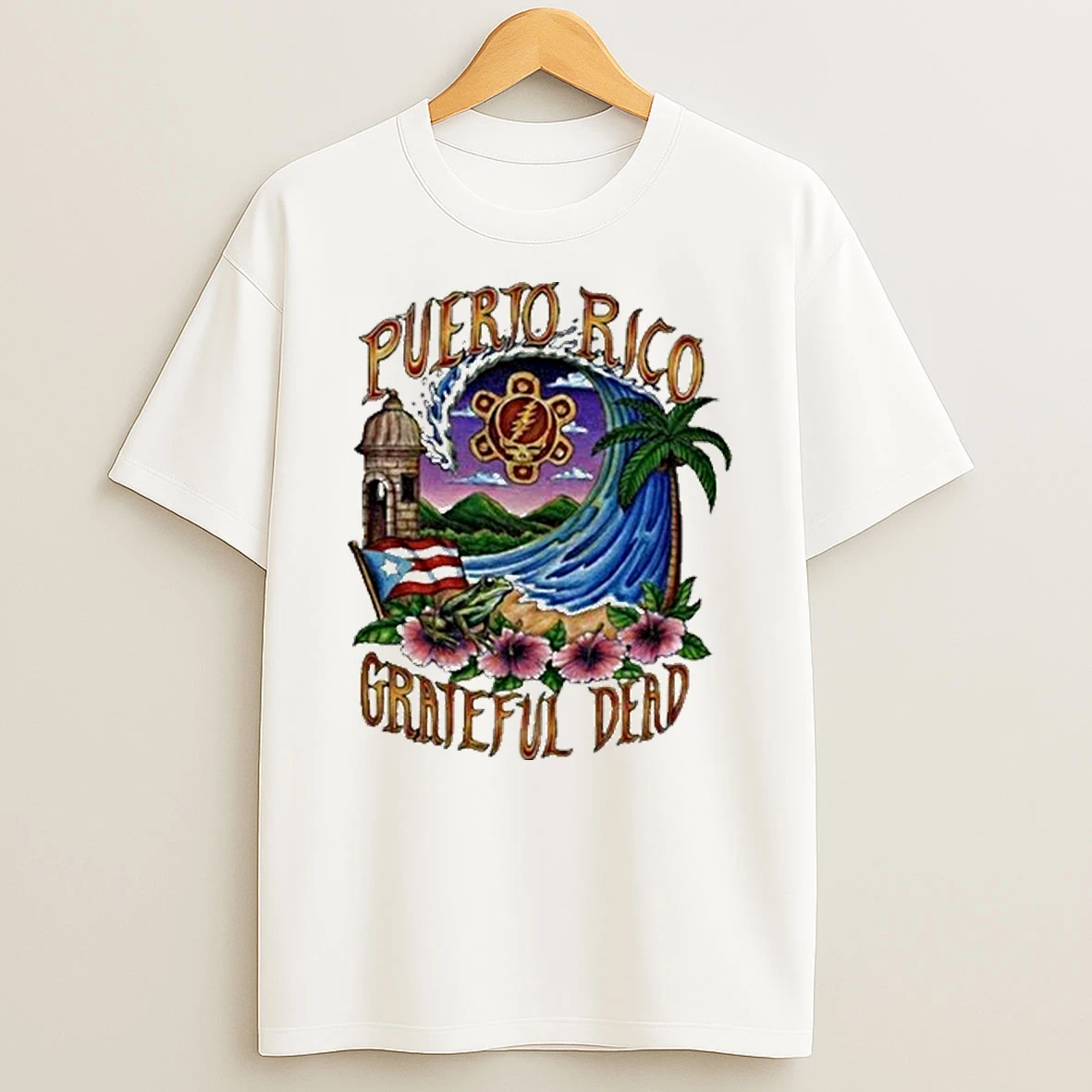 Grateful Dead Puerto Rico United States Of Dead Shirts
