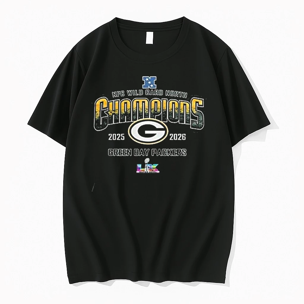 Green Bay Packers Nfc Wild Card North Champions 2025 2026 Shirts