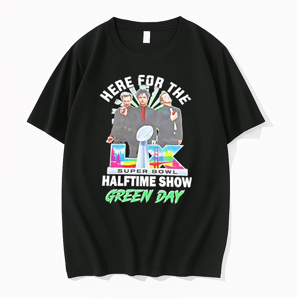 Green Day Here For The Super Bowl Lx Halftime Show Shirts