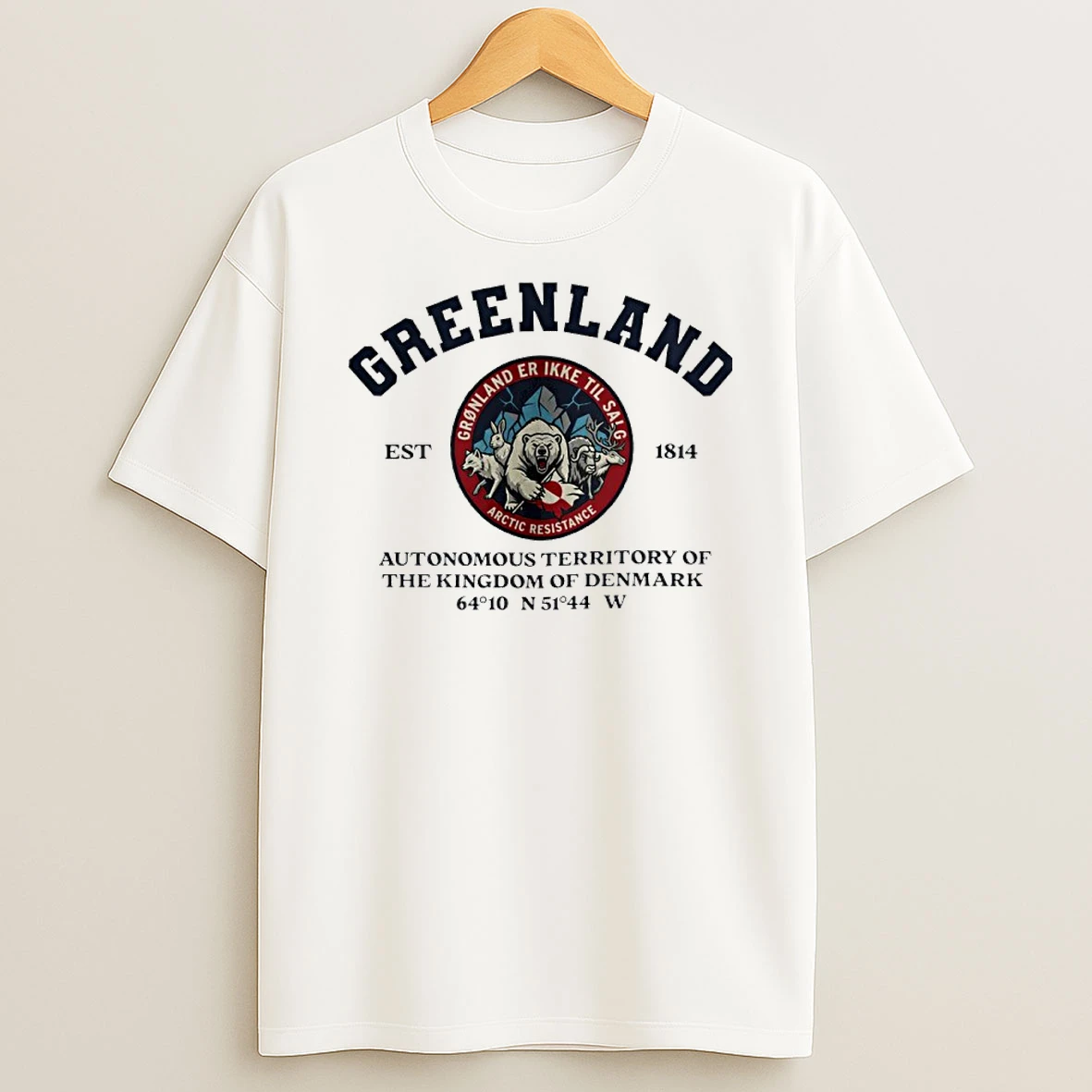 Greenland Is Not For Sale Autonomous Territory Of The Kingdom Of Denmark Shirts