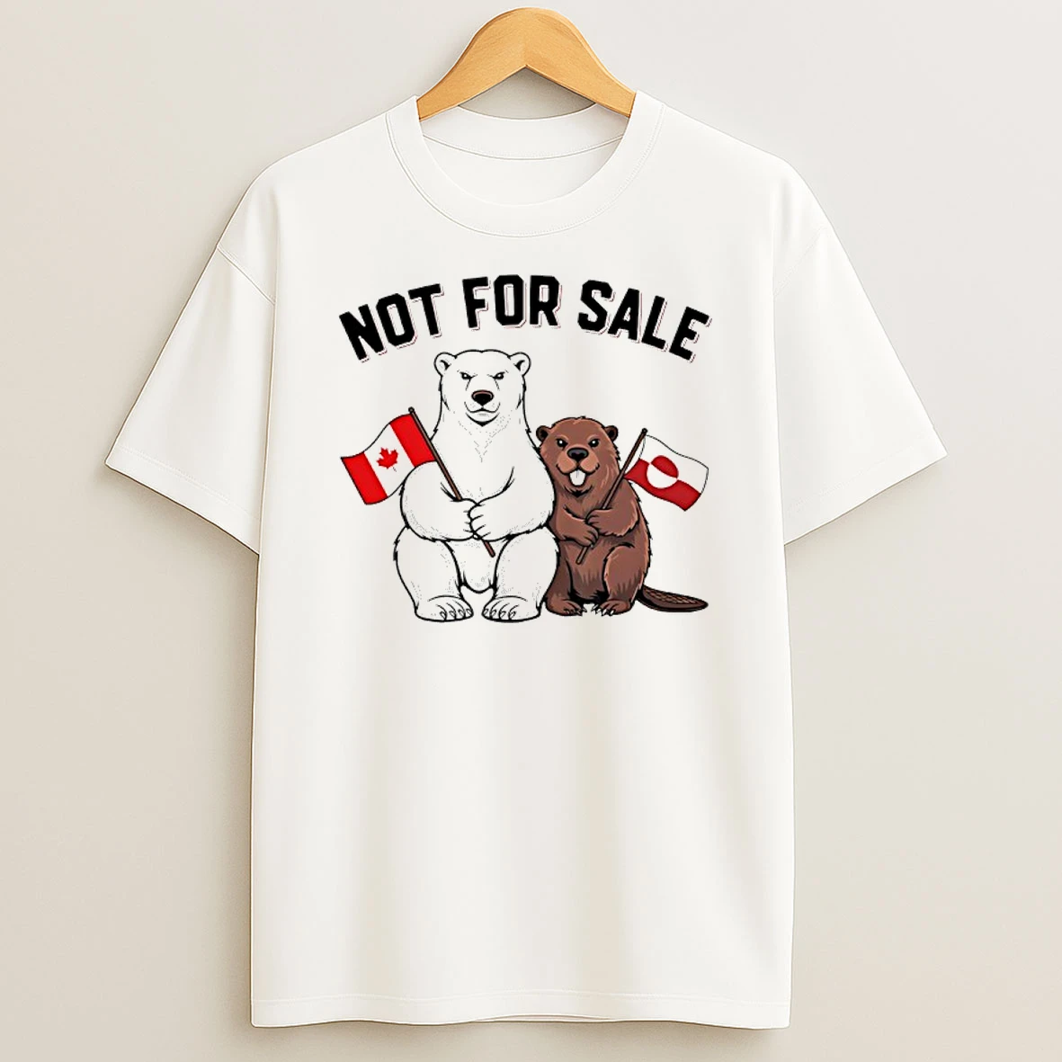 Greenland Is Not For Sale Bear And Beaver Shirts