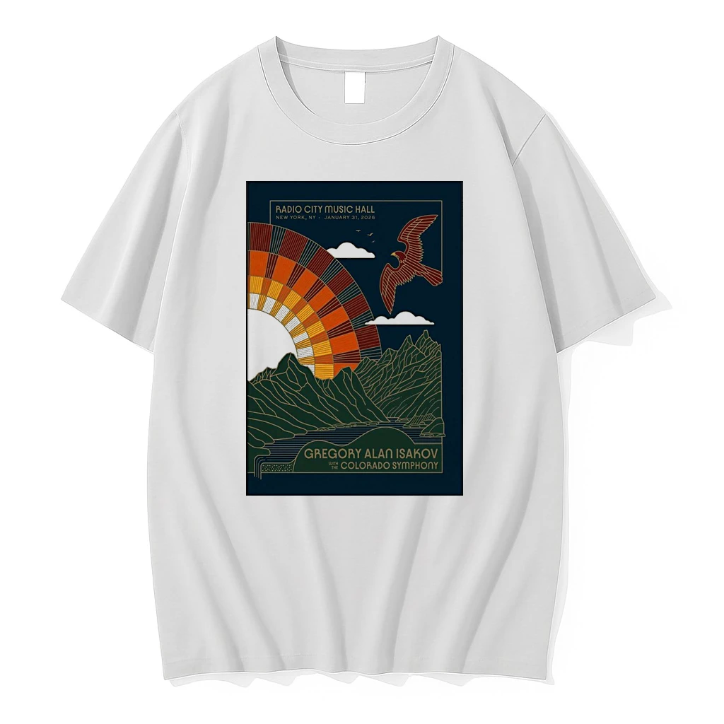 Gregory Alan Isakov New York January 31 2026 Radio City Music Hall Shirts