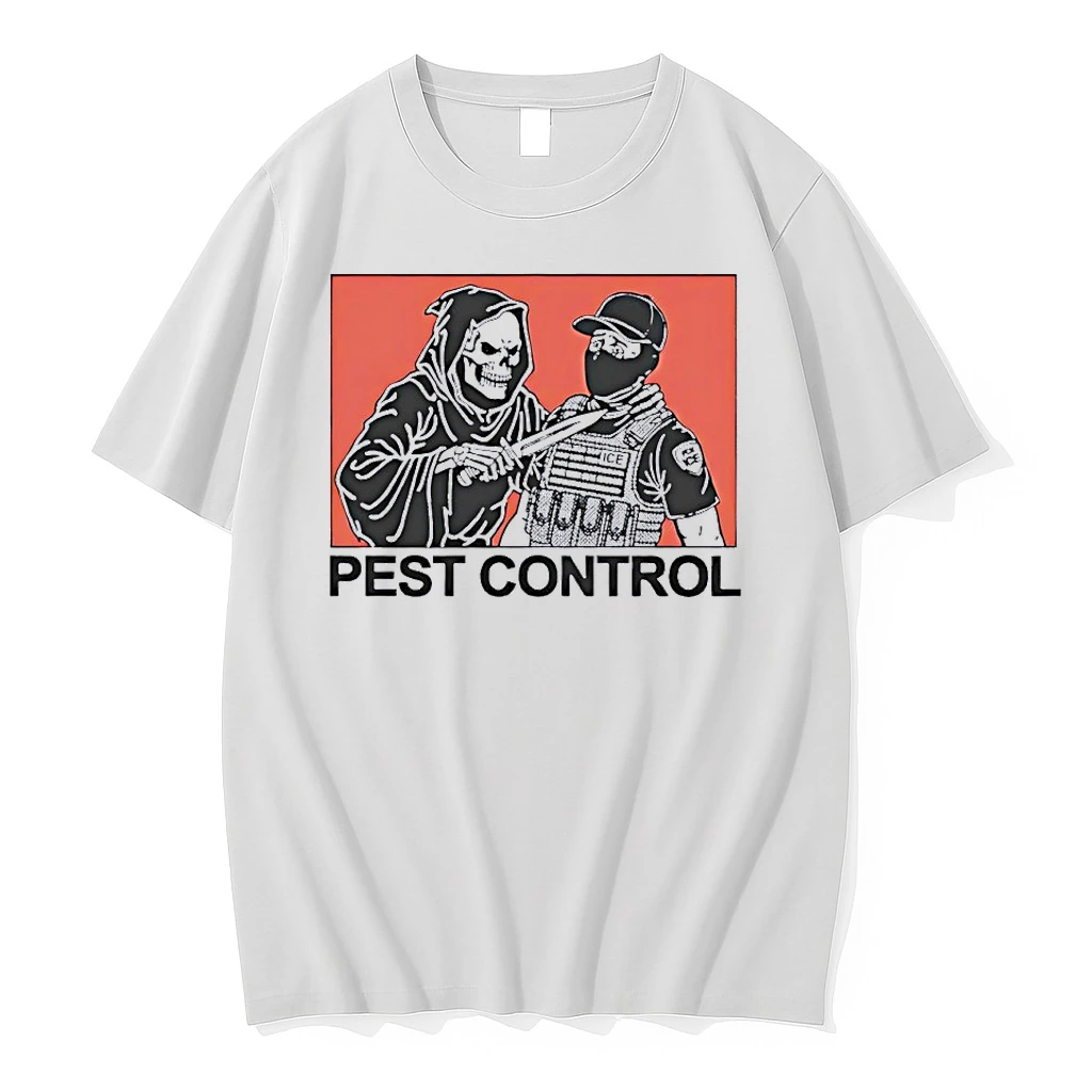 Grim Reaper Held At Knifepoint Ice Pest Control Shirts