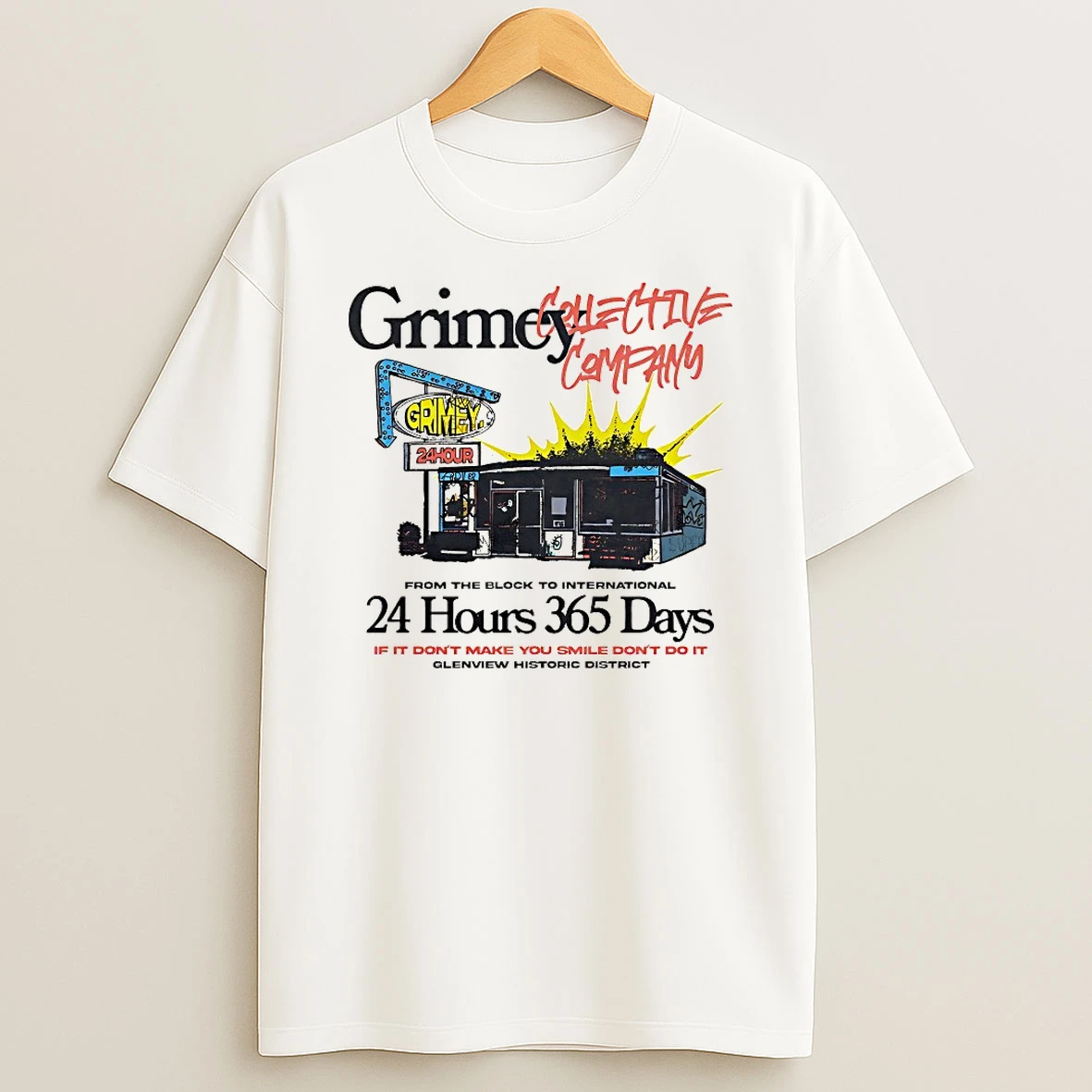 Grimey Collective Company From The Block To International If It Dont Make You Smile Dont Do It Shirts