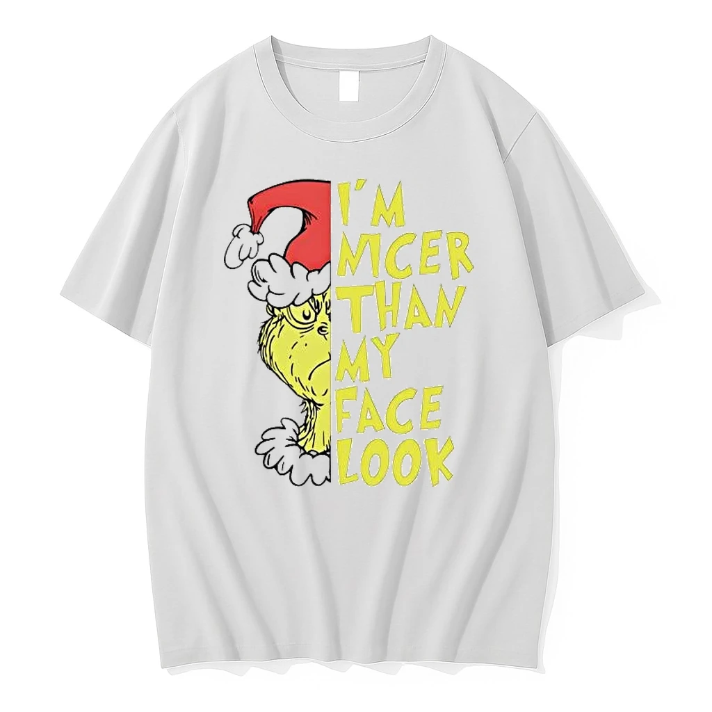 Grinch Im Nice Than My Face Look Shirts