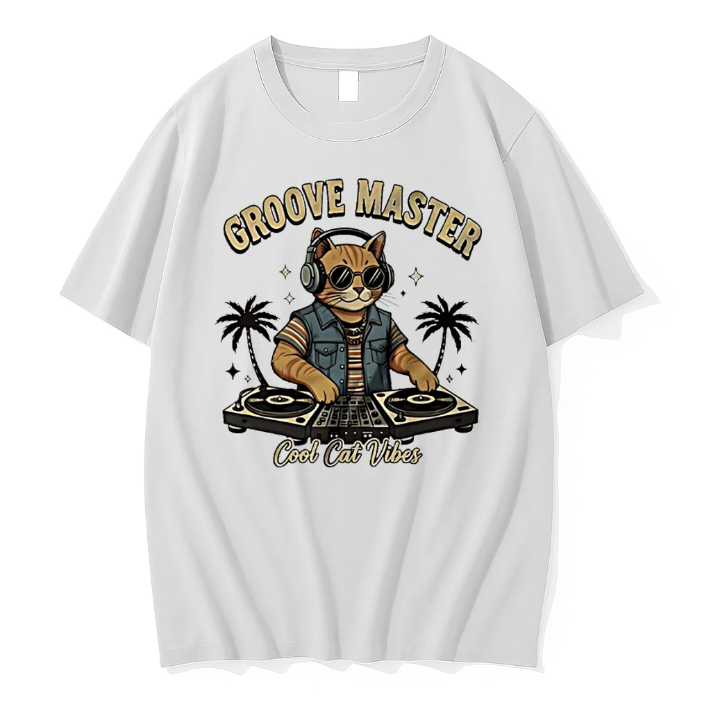 Groove Master Cool Cat Dj Vibes Shirts