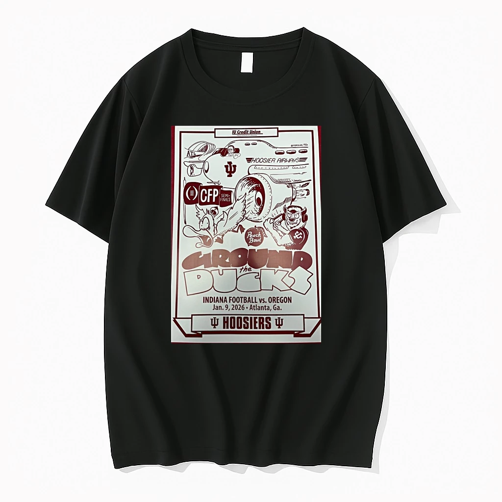Ground The Duck Cfp Semi Final Peach Bowl Game Indiana Football Vs Oregon Atlanta Ga Shirts