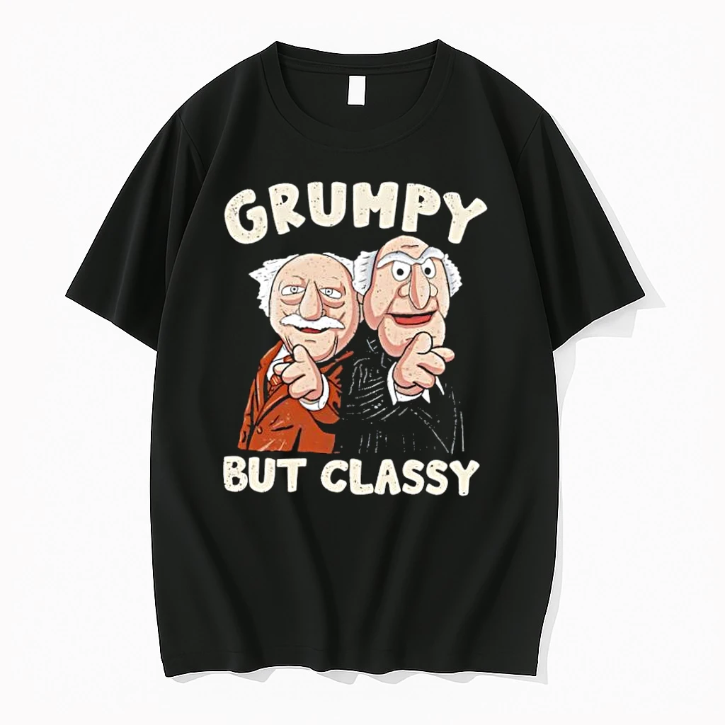 Grumpy Statler And Waldorf Muppets Old Men Pointing And Laughing Comedy Character But Classy Shirts