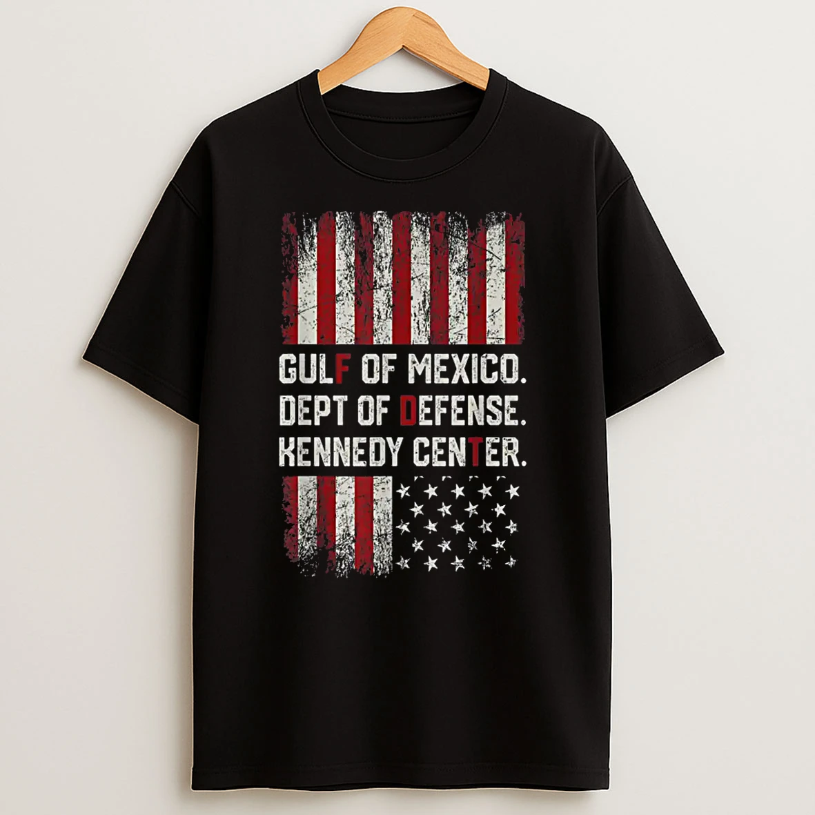 Gulf Of Mexico Dept Of Defense Kennedy Center Us Flag Funny Shirts