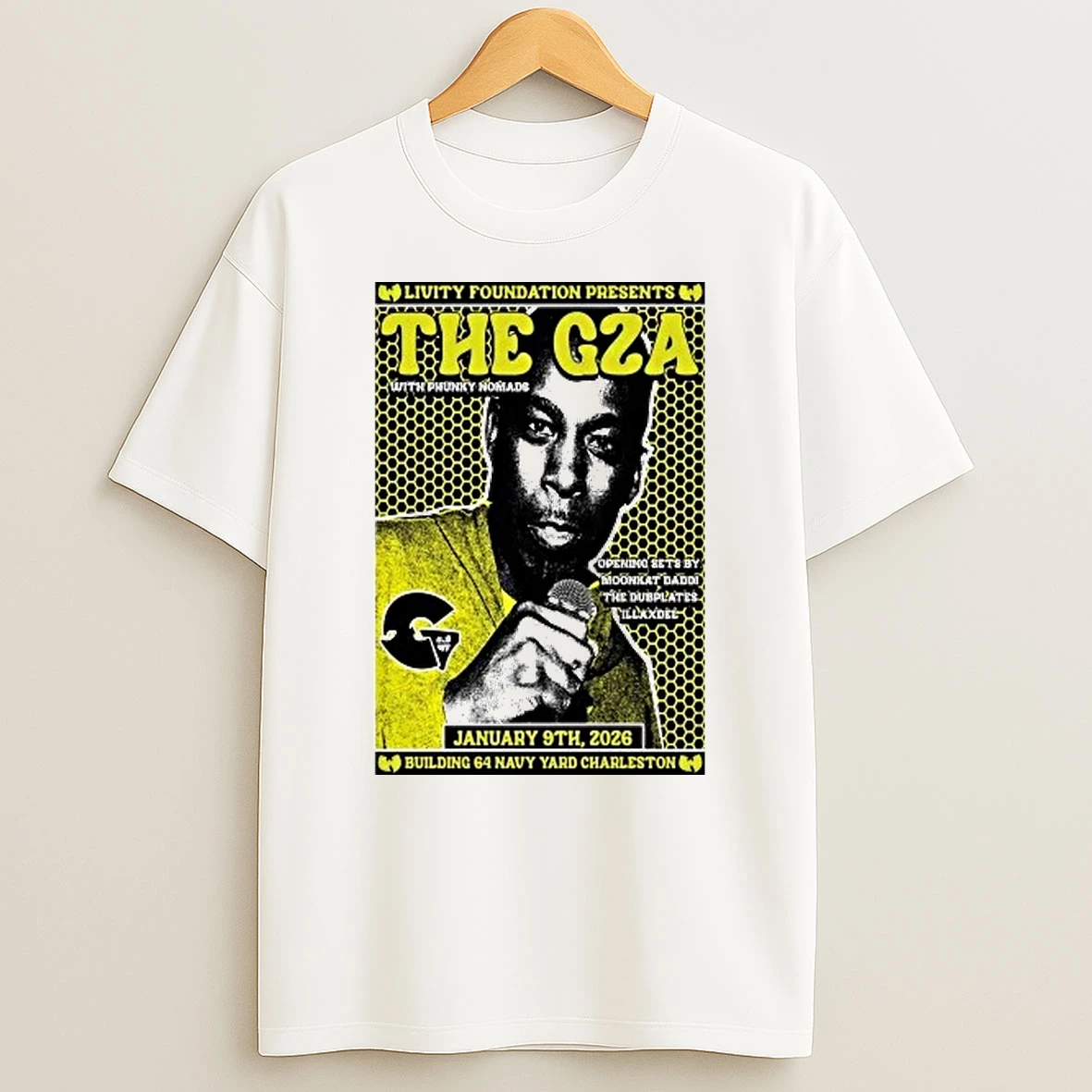 Gza At Livity Foundation Presents Jan 9 2026 Shirts