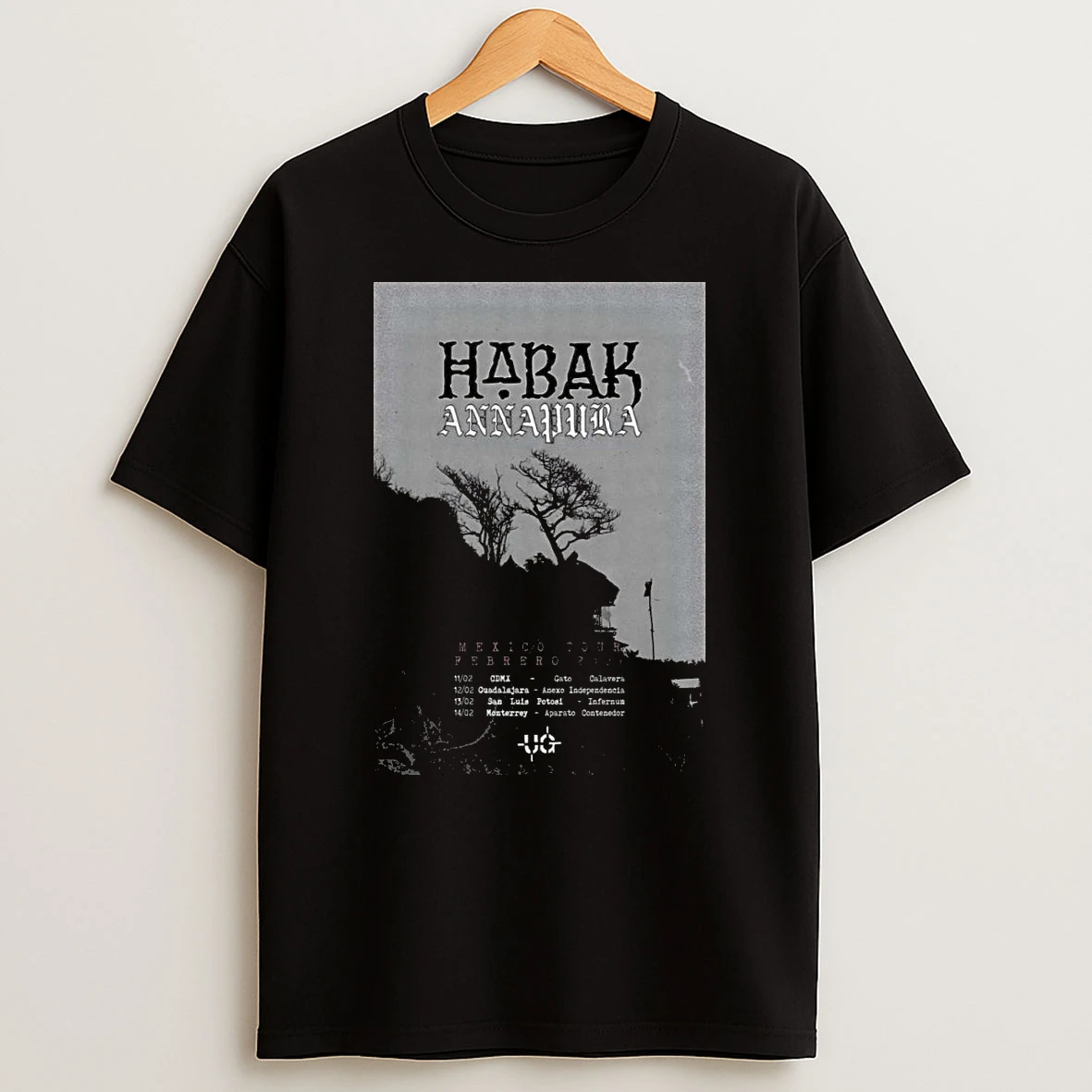 Habak Mexico Febrero 2026 Tour Shirts