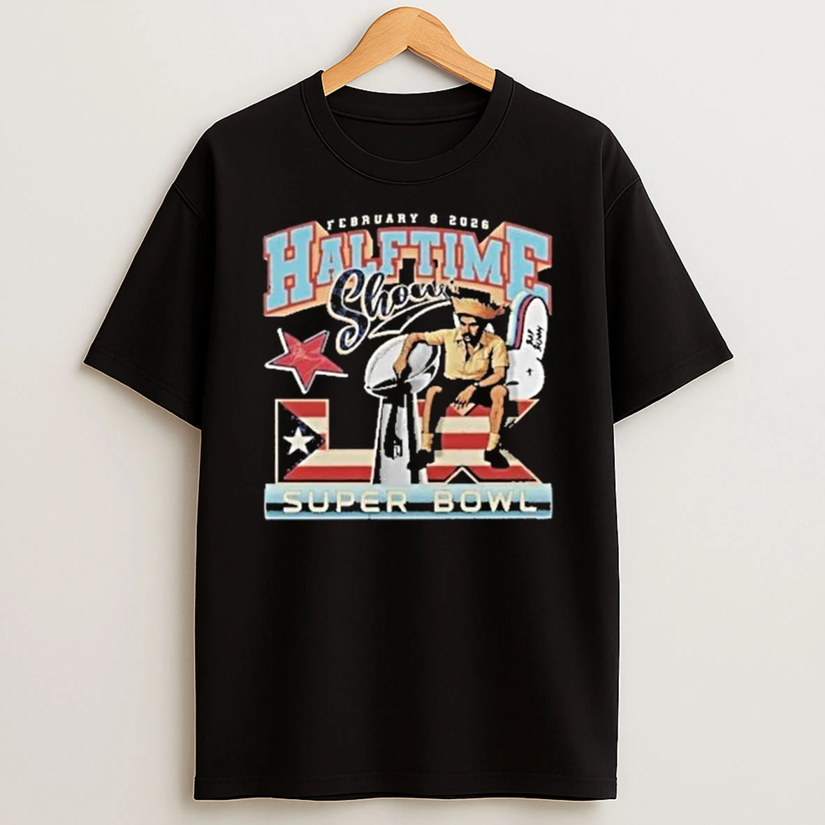 Halftime Show Bad Bunny Super Bowl 2026 Shirts