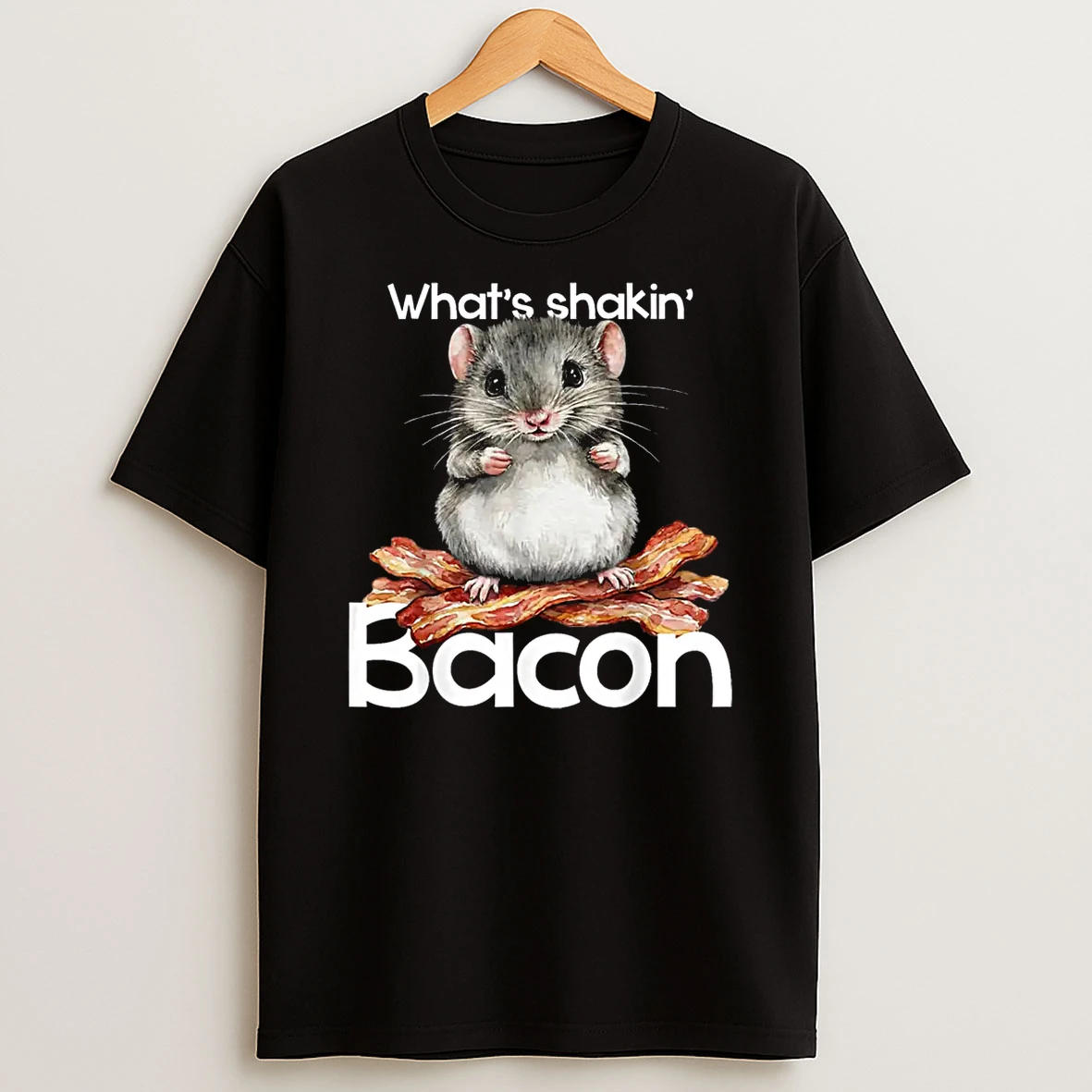 Hamster Whats Shakin Bacon Breakfast Shirts