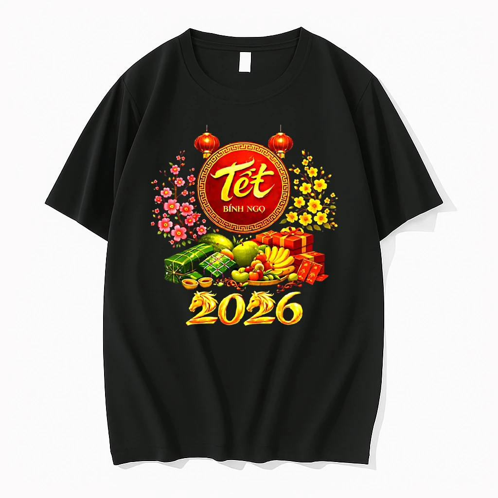 Happy Tet 2026 Year Of The Horse Vietnamese Tet Nguyen Dan Shirts