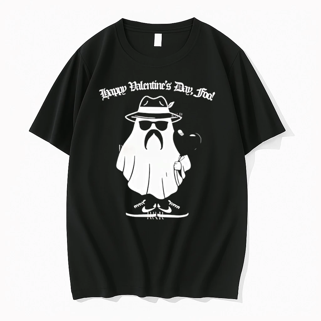 Happy Valentines Day Foo Ghost Wearing Hat Sunglasses Shirts